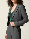 Double-breasted soft jacket