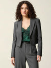 Double-breasted soft jacket