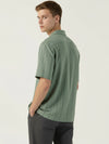 Embroidered Stripe Camp Collar Shirt