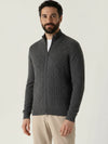 Extra‑Fine Merino Zip Cardigan