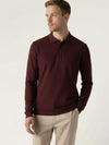 Long Sleeve Waffle Henley