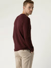 Long Sleeve Waffle Henley