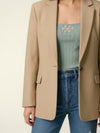 Mid-length cotton coat