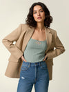 Mid-length cotton coat