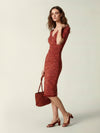 Midi wrap dress