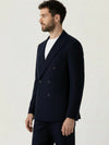 Piqué Unstructured Blazer