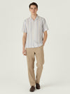 Short Sleeve Textured Jersey Shirt