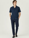 Short Sleeve Textured Jersey Shirt