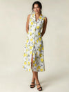 Sleeveless midi dress